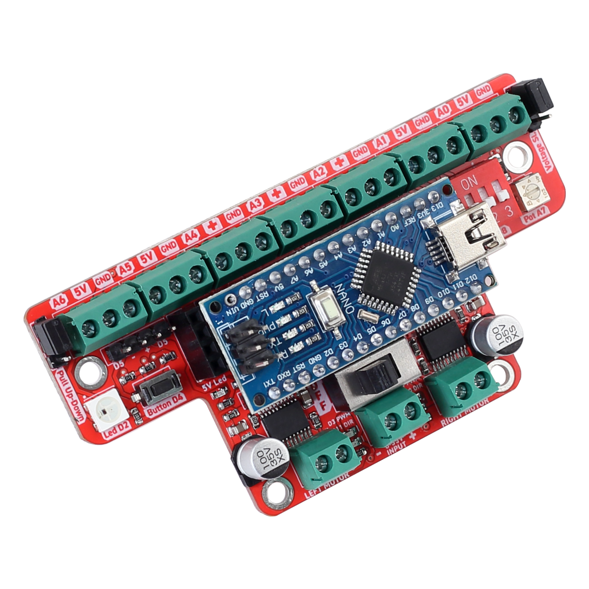 MiniZade V2 Mini Sumo Robot Kartı
