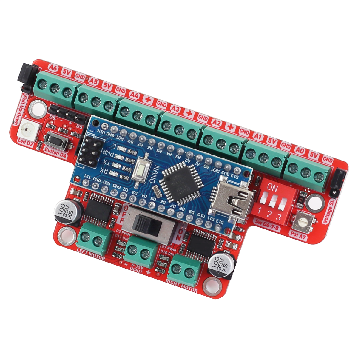 MiniZade V2 Mini Sumo Robot Kartı