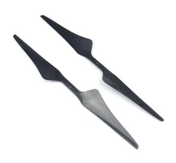 1555 Karbon Fiber Drone Pervane Seti CW/CCW Siyah