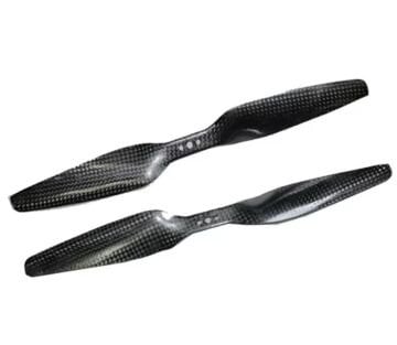 1355 Karbon Fiber Drone Pervane Seti CW/CCW Siyah