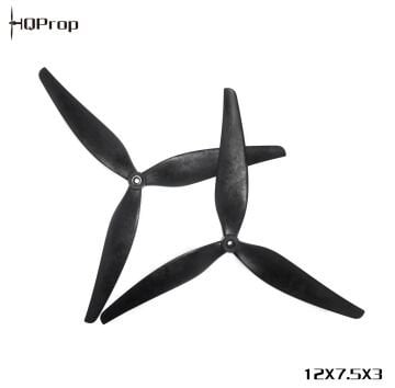 HQ MacroQuad Prop 12X7.5X3'' 3 Bıçaklı 1CW+1CCW Drone Pervanesi