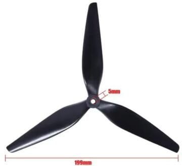HQProp 9X5X3'' 9050 3 Bıçaklı 1CW+1CCW Drone Pervanesi