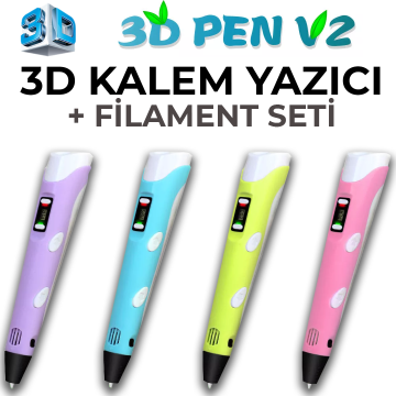 3D Kalem ve Filament Seti V2