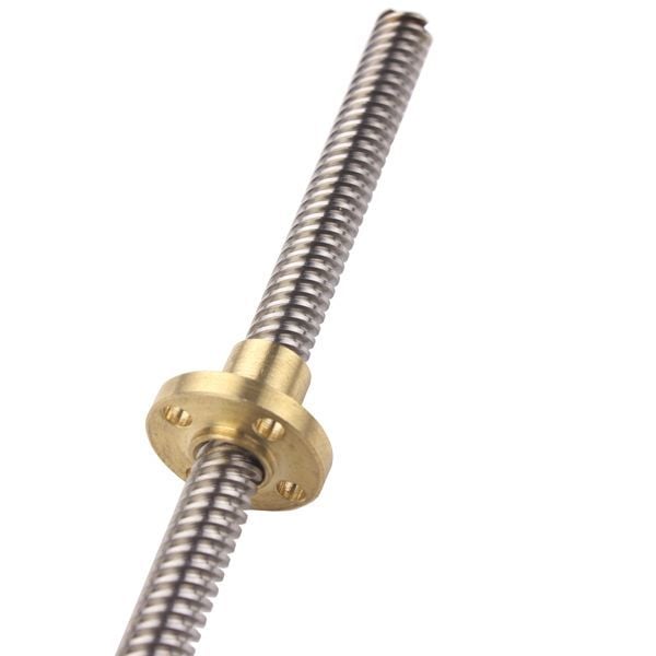 3D Yazıcı Vidalı Mil Somun - Lead Screw 500mm x 8mm