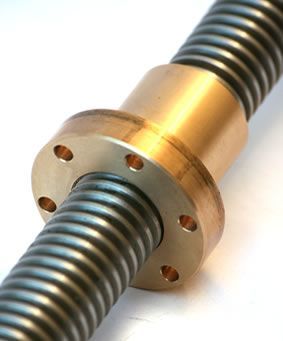 3D Yazıcı Vidalı Mil Somun - Lead Screw 350mm x 8mm