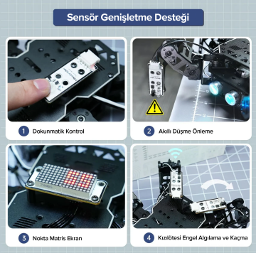 Örümcek Robot AI Destekli Görüntü İşleme Özellikli