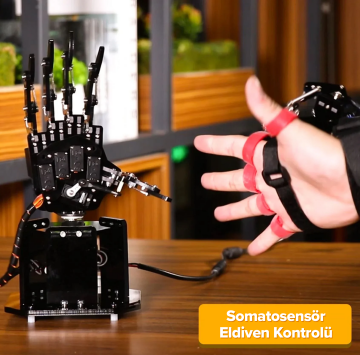 Programlanabilir STM32 Robotik El ve Biyonik Eldiven Seti