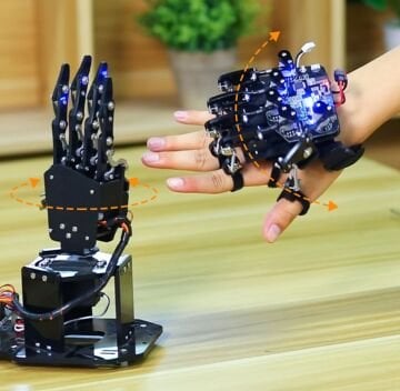 Programlanabilir STM32 Robotik El ve Biyonik Eldiven Seti