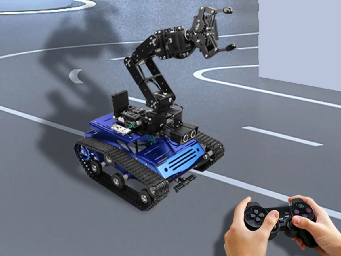Paletli Tank Robot ve Robot Kol Seti STM32