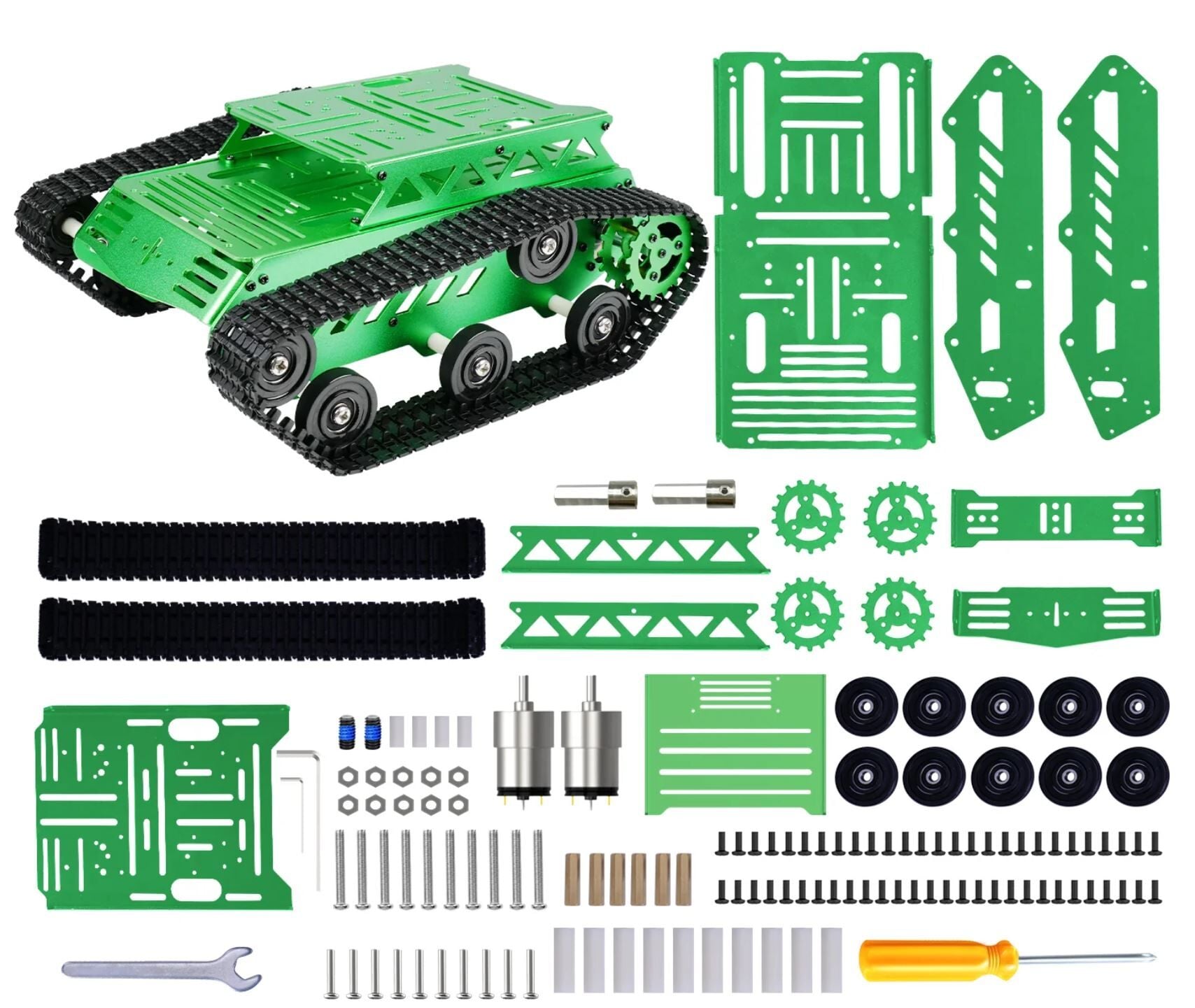 Paletli Tank Robot ve Robot Kol Seti STM32