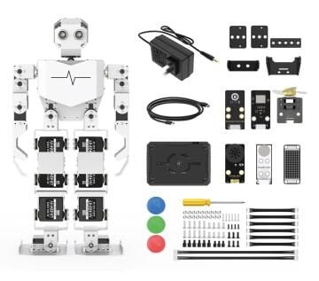 AI Görüntü İşleme ve Ses Etkileşimli İnsansı Robot Seti