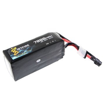 22.2V 7000mAh 40C Lipo Batarya 6S JetFire Pil