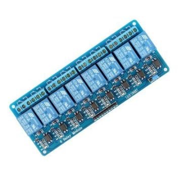 8′li 12V Röle Kartı - 8 Way 12V Relay Module