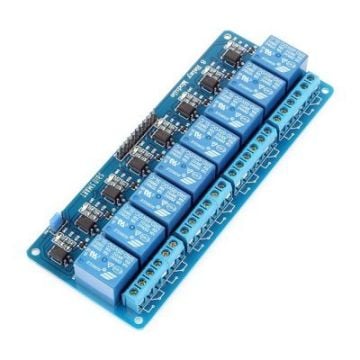 8′li 12V Röle Kartı - 8 Way 12V Relay Module