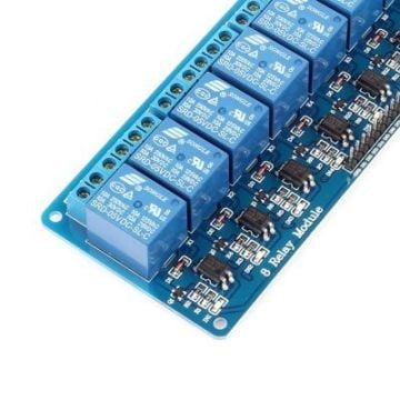8′li 12V Röle Kartı - 8 Way 12V Relay Module