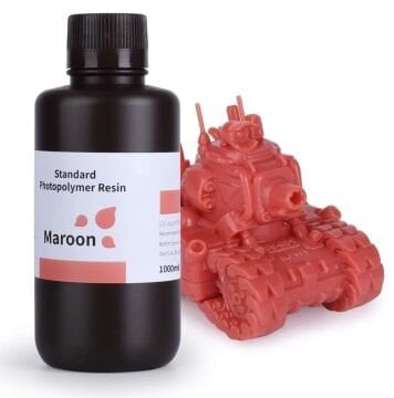 ELEGOO Standart Fotopolimer Reçine Maroon (Bordo) 1 Kg