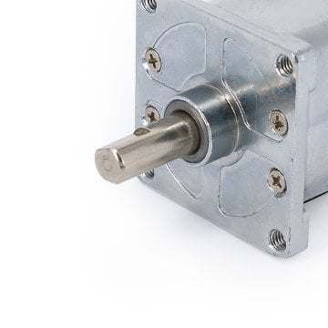 12V 100Rpm 42mm Redüktörlü Kare Flanşlı Uzun Dc Motor