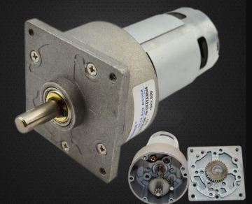 24V 200Rpm 60mm Redüktörlü Kare Flanşlı Dc Motor