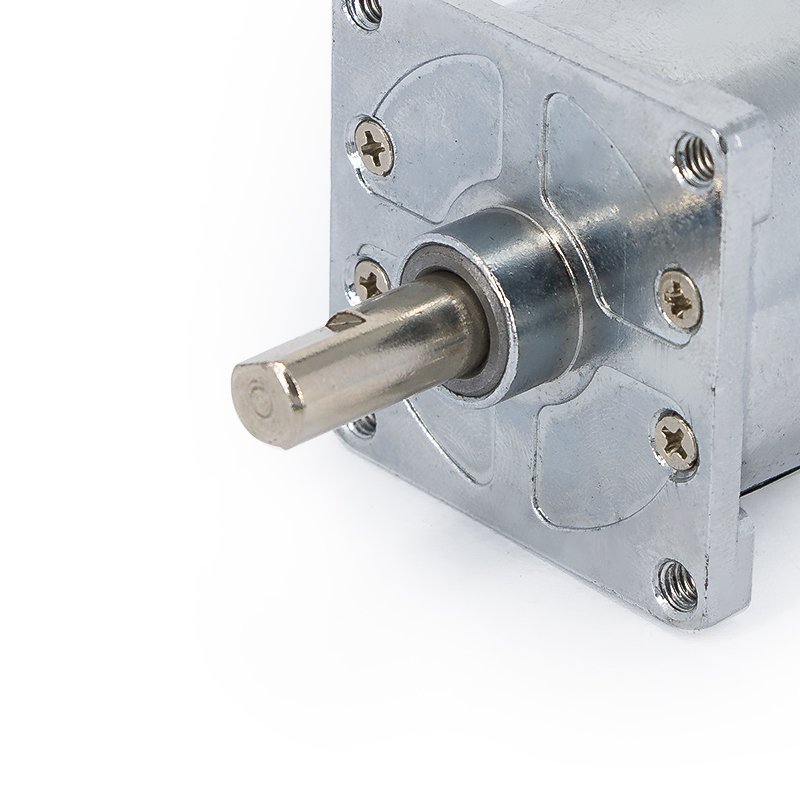 24V 200Rpm 42mm Redüktörlü Kare Flanşlı Uzun Dc Motor