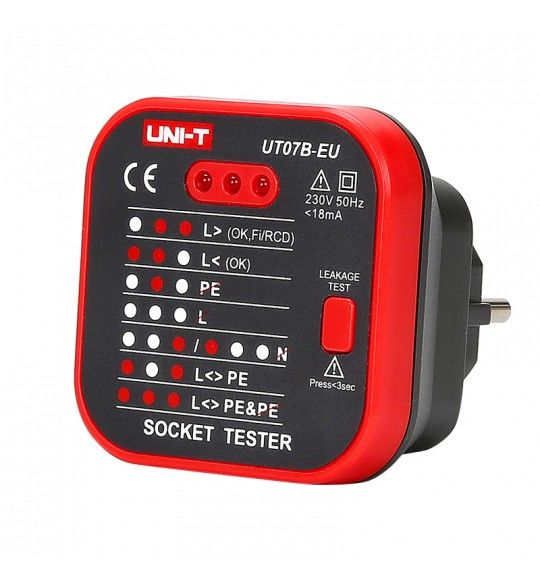 Unit UT07B-EU Priz Test Cihazı