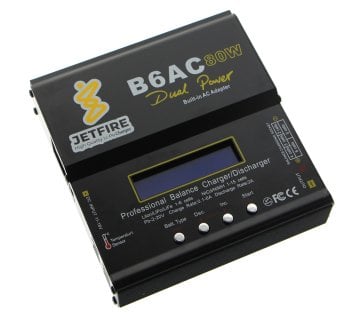 JetFire B6AC Dahili Adaptörlü LiXX, NiXX, Pb Şarj Aleti 80W