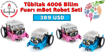 Tübitak 4006 Bilim Fuarı mBot Robot Seti