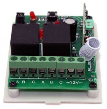 2 Kanal 433 MHz Kablosuz RF Alıcılı Röle Kartı - Kutulu