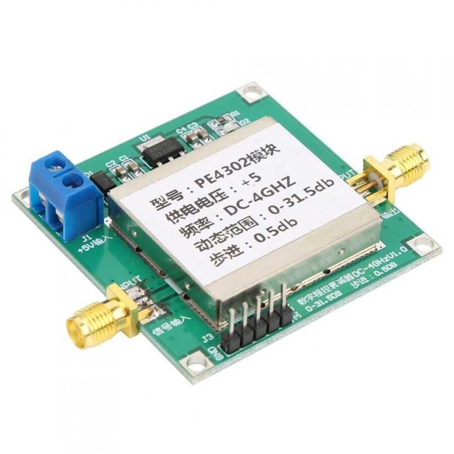 PE4302 Dijital Programlanabilir Kademeli Zayıflatıcı Modülü DC 4GHZ 0-31.5DB