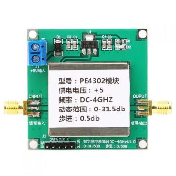 PE4302 Dijital Programlanabilir Kademeli Zayıflatıcı Modülü DC 4GHZ 0-31.5DB