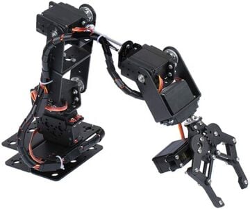 6 Eksen Robot Kol Kiti - Gövde Mekanik Seti (Motorsuz)