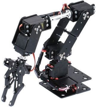 6 Eksen Robot Kol Kiti - Gövde Mekanik Seti (Motorsuz)