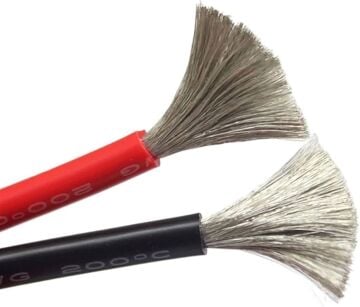 12 AWG Silikon Kablo Kırmızı - 1 Metre