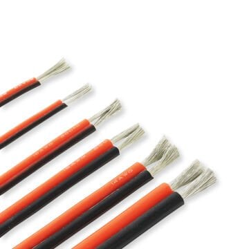 10 AWG Silikon Kablo Kırmızı - 1 Metre
