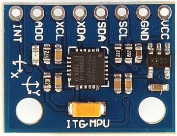 MPU6050 6 Eksen İvme ve Gyro Sensörü - GY-521