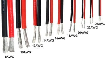 8 AWG Silikon Kablo Kırmızı - 1 Metre