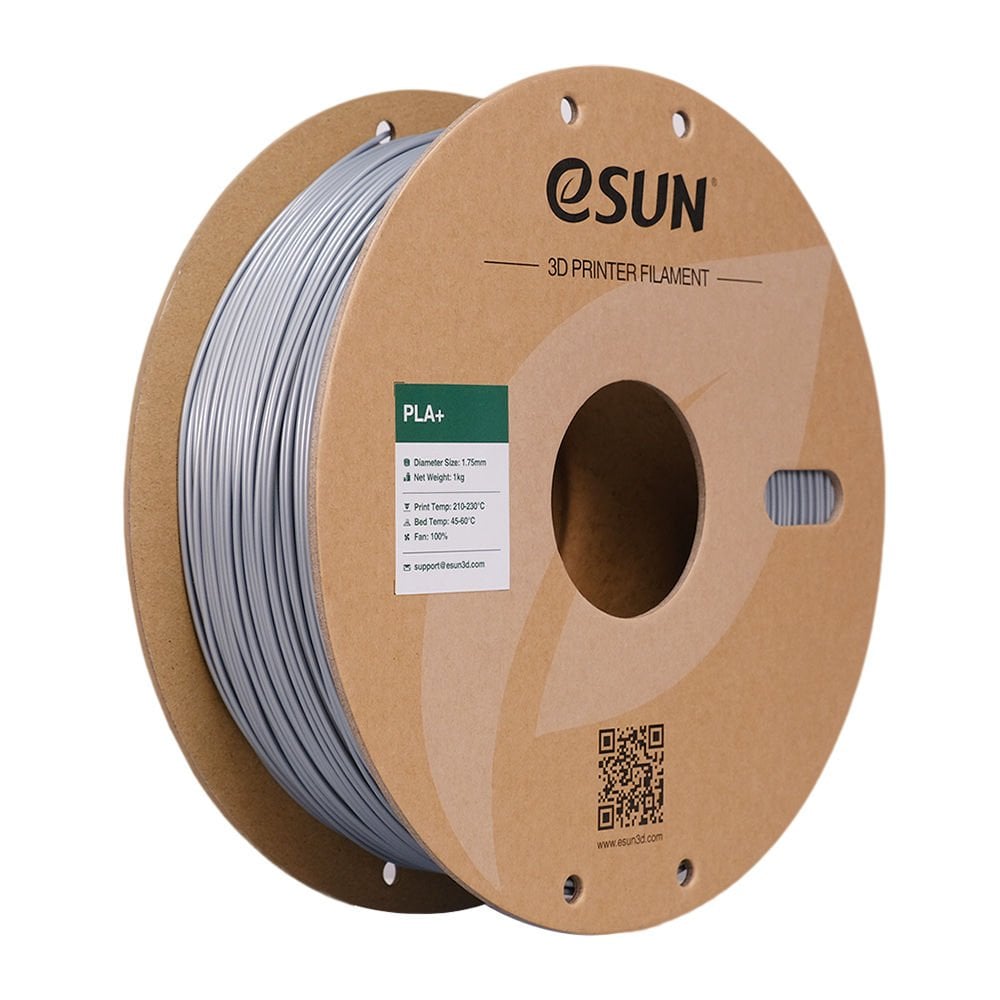 eSUN Gümüş Pla+ Filament 1.75mm 1 KG