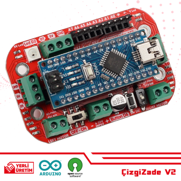 ÇizgiZade V2 Arduino Robot Kartı
