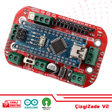 ÇizgiZade V2 Arduino Robot Kartı
