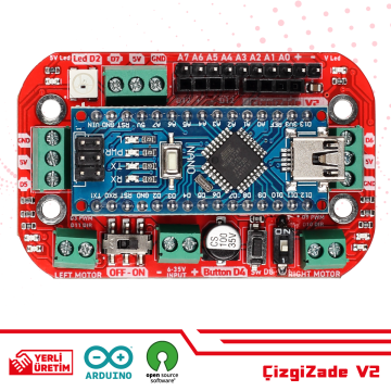 ÇizgiZade V2 Arduino Robot Kartı