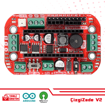 ÇizgiZade V2 Arduino Robot Kartı