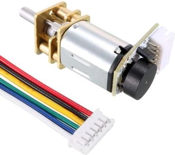 NovaMax Enkoderli 6V 250Rpm Mikro Dc Motor