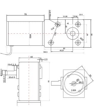 12V 1Rpm L Redüktörlü Yüksek Torklu Dc Motor