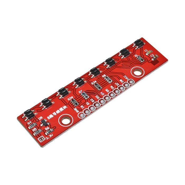 QTR-8A 8'li Çizgi Algılama Sensör Kartı - Klon Çin Versiyon