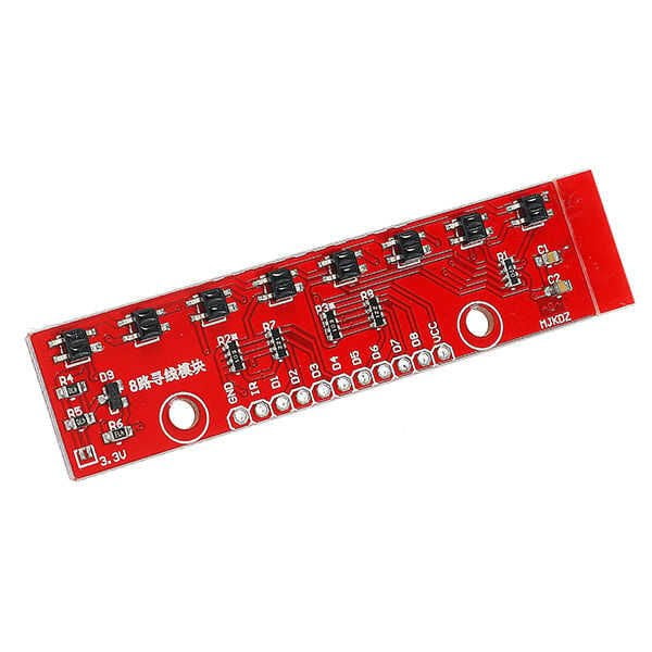 QTR-8A 8'li Çizgi Algılama Sensör Kartı - Klon Çin Versiyon