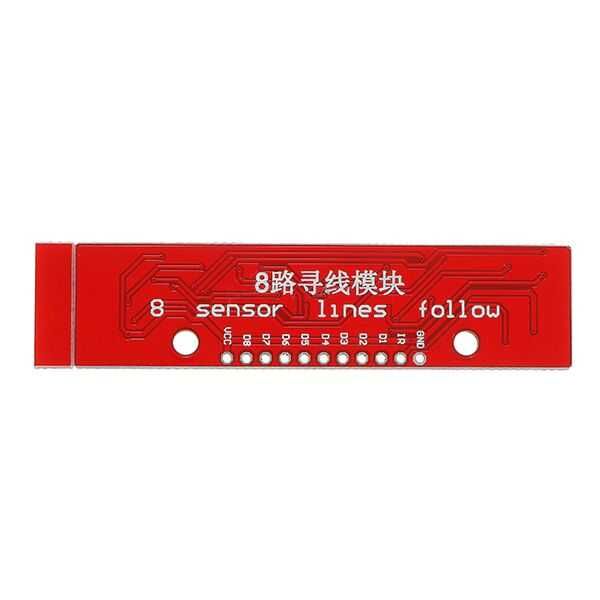 QTR-8A 8'li Çizgi Algılama Sensör Kartı - Klon Çin Versiyon