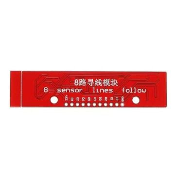 QTR-8A 8'li Çizgi Algılama Sensör Kartı - Klon Çin Versiyon