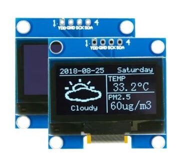 1.3 inç I2C OLED Ekran - SSD1106G