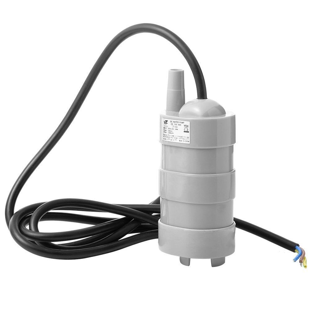 12V DC Su Pompası 600Litre/Saat -  5mt Su İtme Gücü