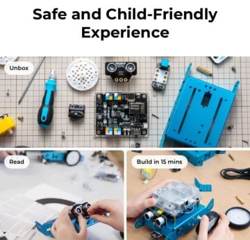 MakeBlock mBot Bluetooth Kiti V1.2 + Lipo Pil Hediyeli (Distribütör Garantili)