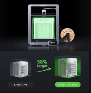 Creality Ender-3 V3 Plus CoreXZ 3D Yazıcı